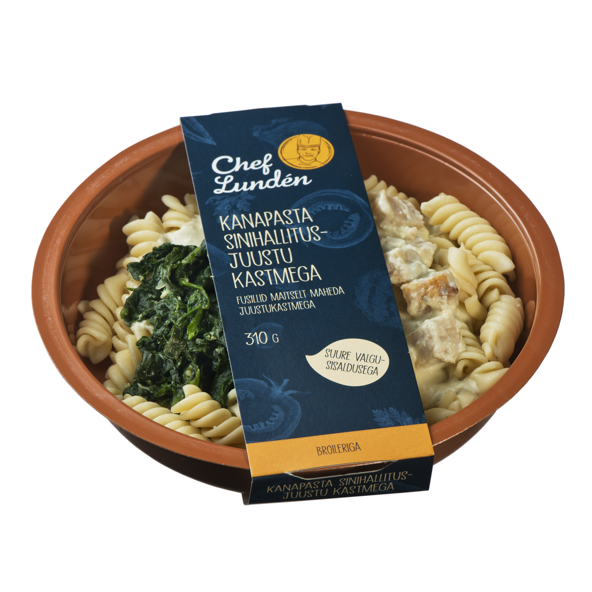 Kanapasta sinihallitusjuustu kastmega 310g