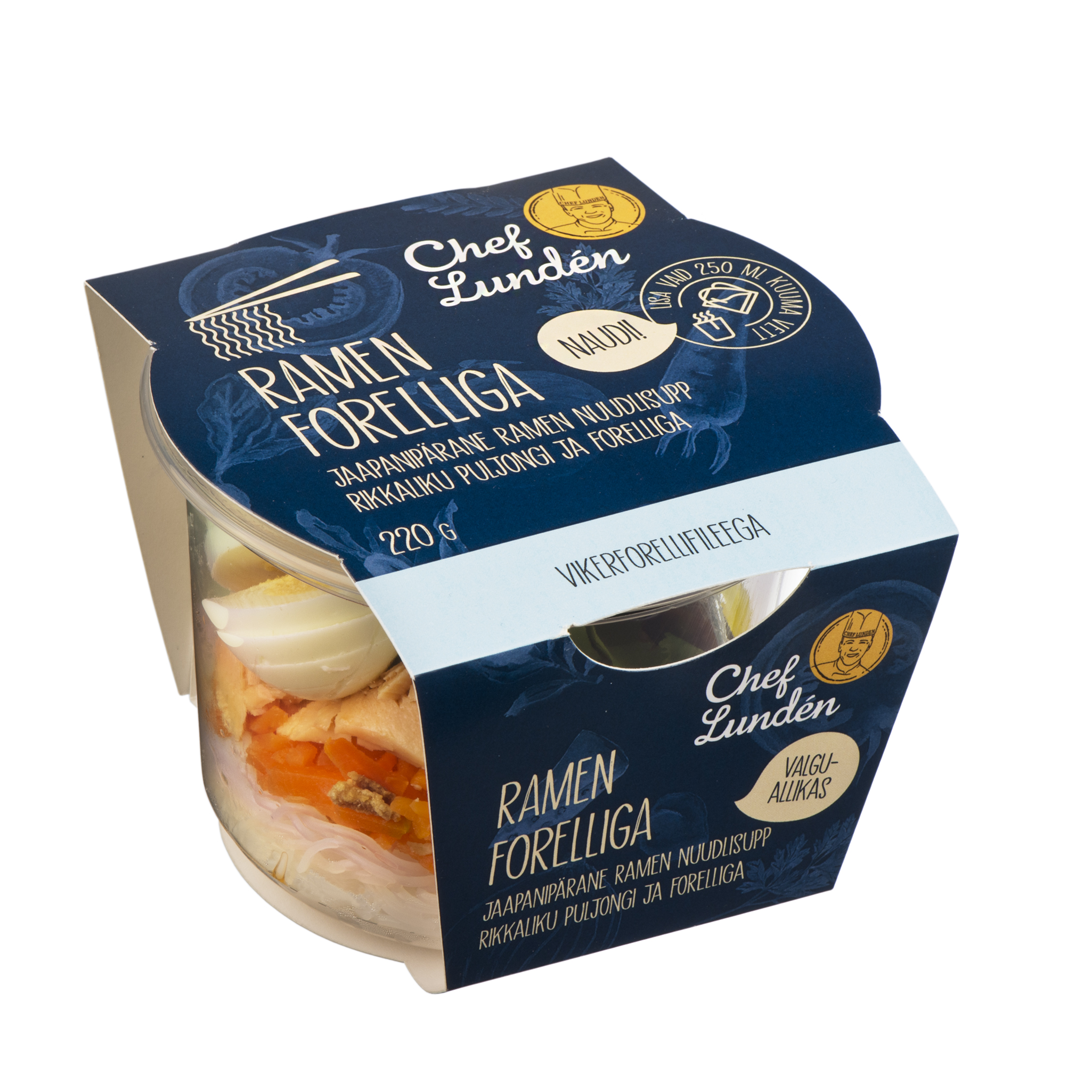 Ramen forelliga 220g